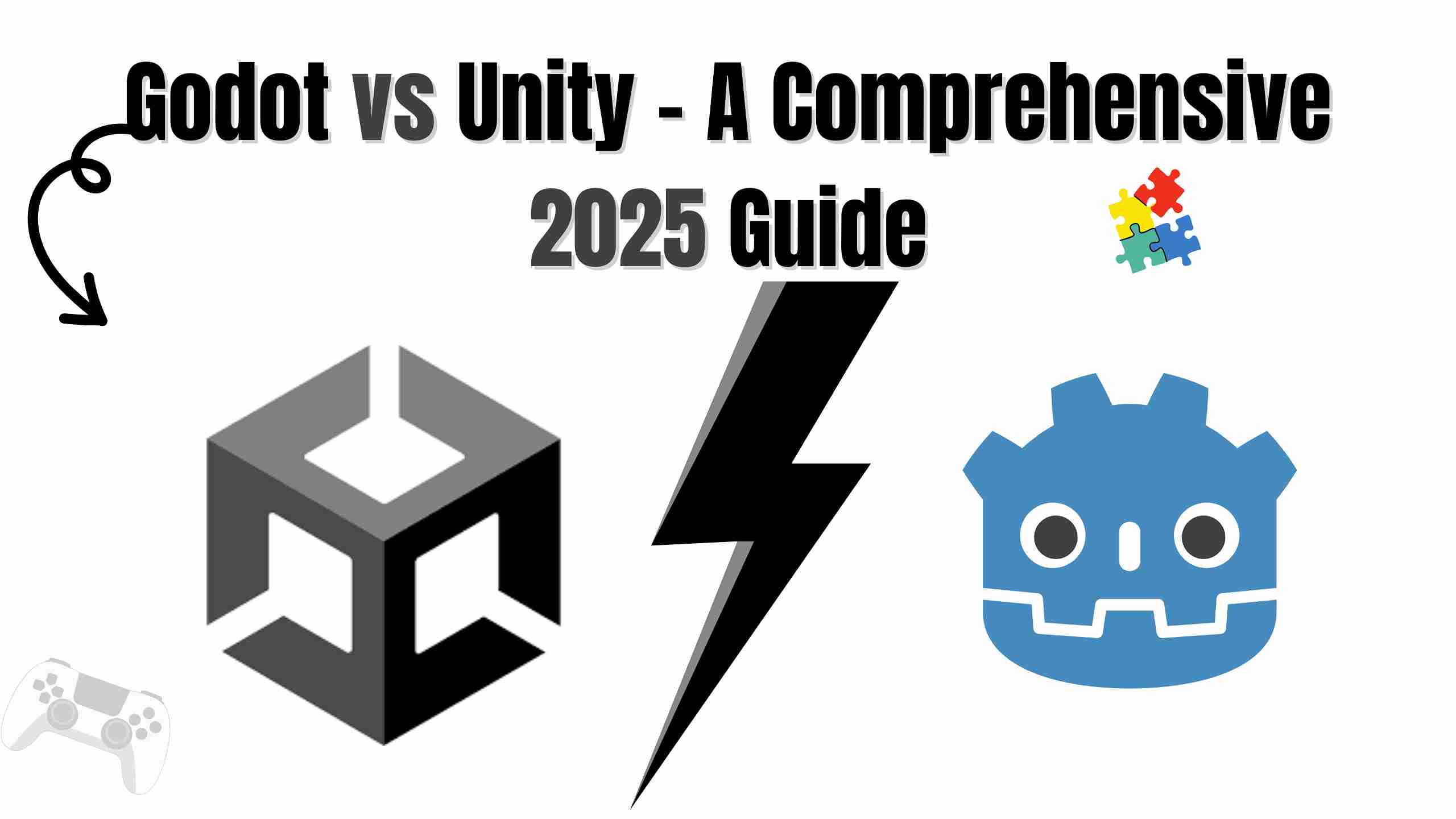 Godot vs Unity - A Comprehensive 2025 Guide Cover Image of Godot vs Unity - A Comprehensive 2025 Guide