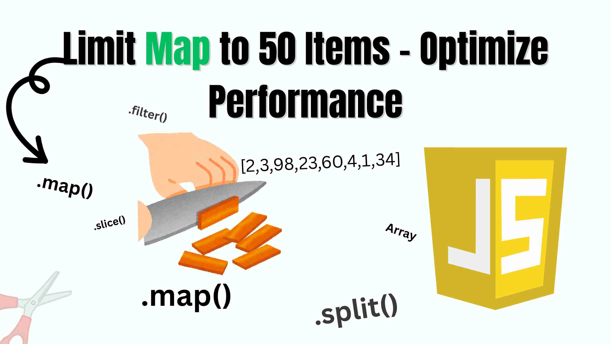 JavaScript Limit Map to 50 Items – Optimize Performance Cover Image of JavaScript Limit Map to 50 Items – Optimize Performance